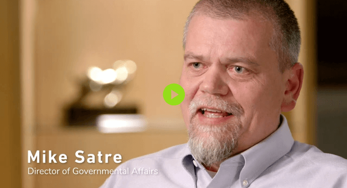 A photo of Mike Satre: Director of Governmental Affairs.